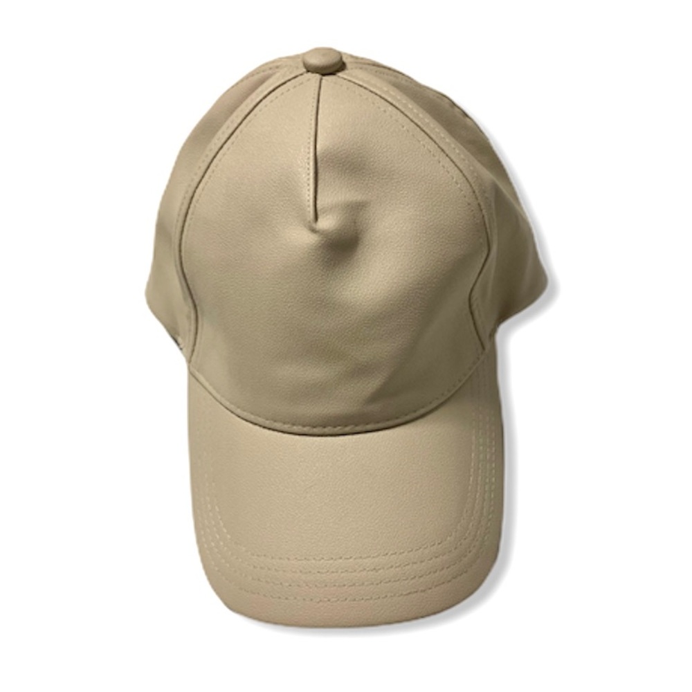 Forever 21 Men Faux Leather Baseball Cap - Picture 3 of 6